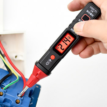 The Sixth Generation Smart Electrician's Test Pen Upgraded Model with Data Storage, Digital Display, Sensor-Type Multi-Function Screwdriver Test Pen