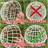 Круглая куриная клетка, ходящая куриная клетка, пластиковая круглая клетка кролика может раскатать живописную зону, чтобы ходить для еды и поднять домой, чтобы поднять куриные клетки