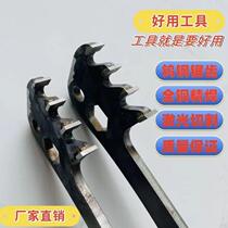 Aerated block lightweight brick wall reinforcement groover Tungsten steel serrated groover knife manual foam brick groover