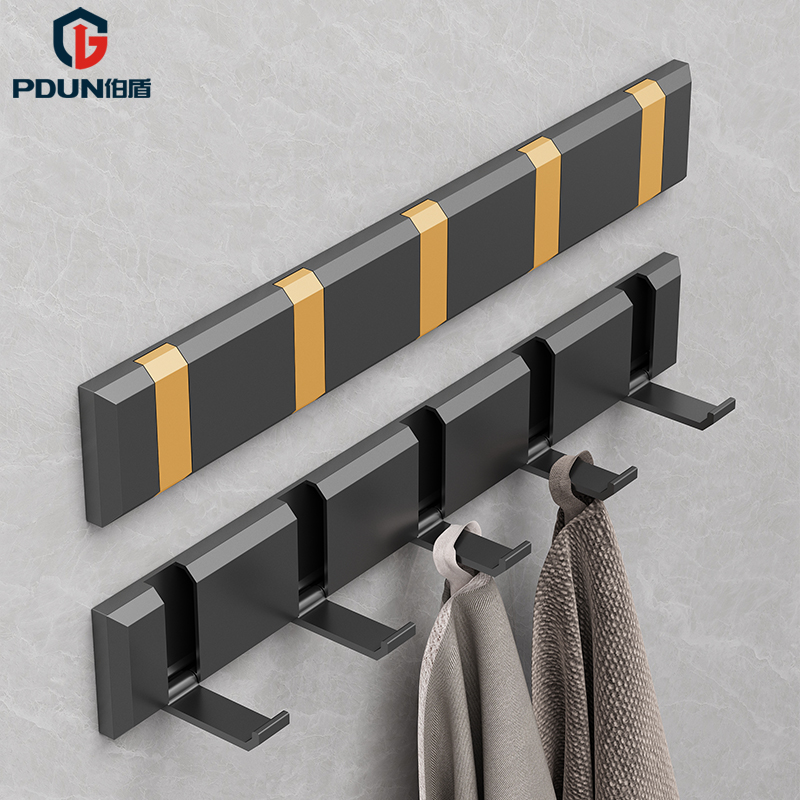 Creative Hanging Clothes Hook Free to punch in door Xuanguan invisible wall-mounted hood hook door rear hanger Divine Instrumental Light Extravagant Multifunction-Taobao