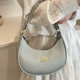 Белая сумка через плечо, сумка подмышку, барсетка, сумка на одно плечо, французский стиль, изысканный стиль