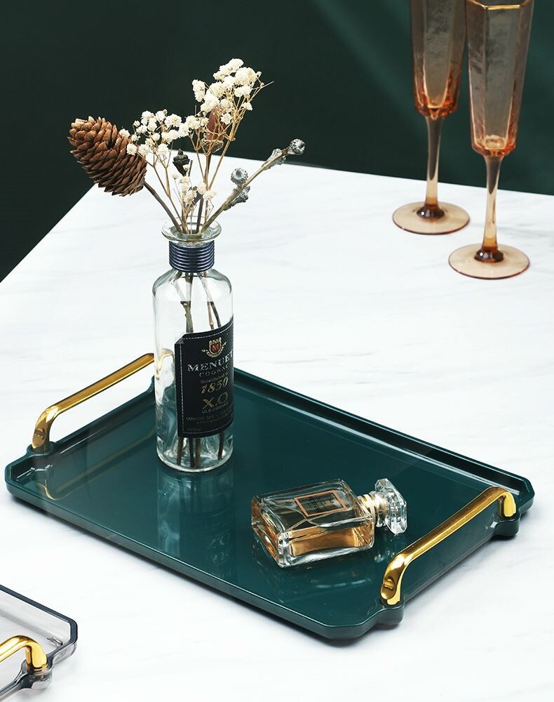 Tea tray Home Light Extravagant Modern Mini-Tray High-end Release Tea Cup 2021 New Minima Tea Nursery North European Delicacy