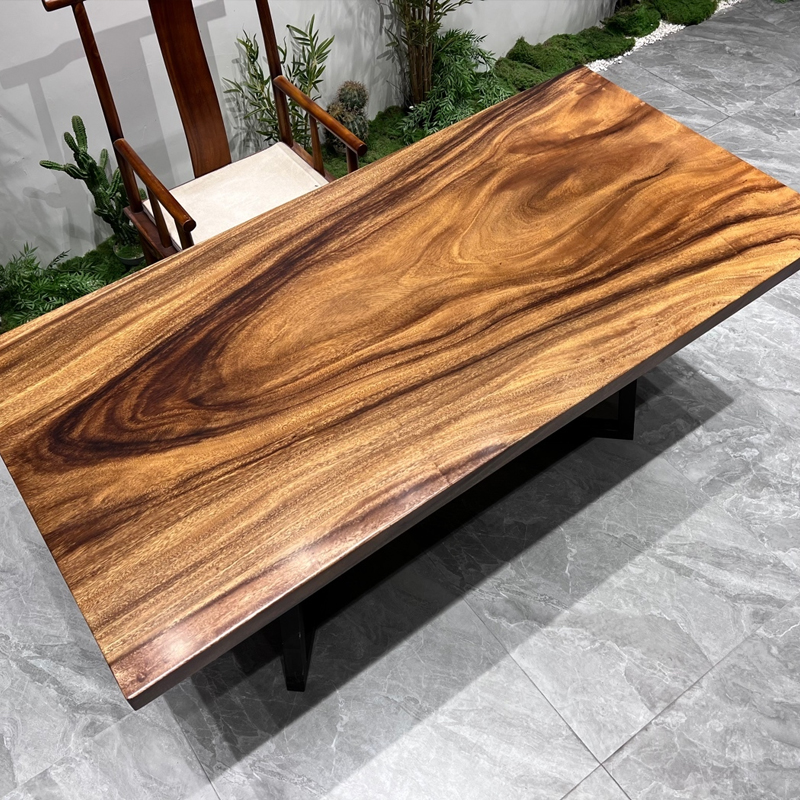 Walnut spot collection of 2 m - 2 m Walnut wood tea table tea table log plate wood plate log plate