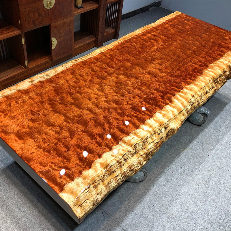 (more than 25 meters long) Spot collection Bahua solid wood large board Brazilian rosewood tea table coffee table dining table