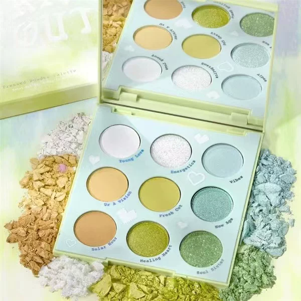 COLOURPOP Kara bubble 9 -color eye shadow plate Outin a Tranter & Miss Blis