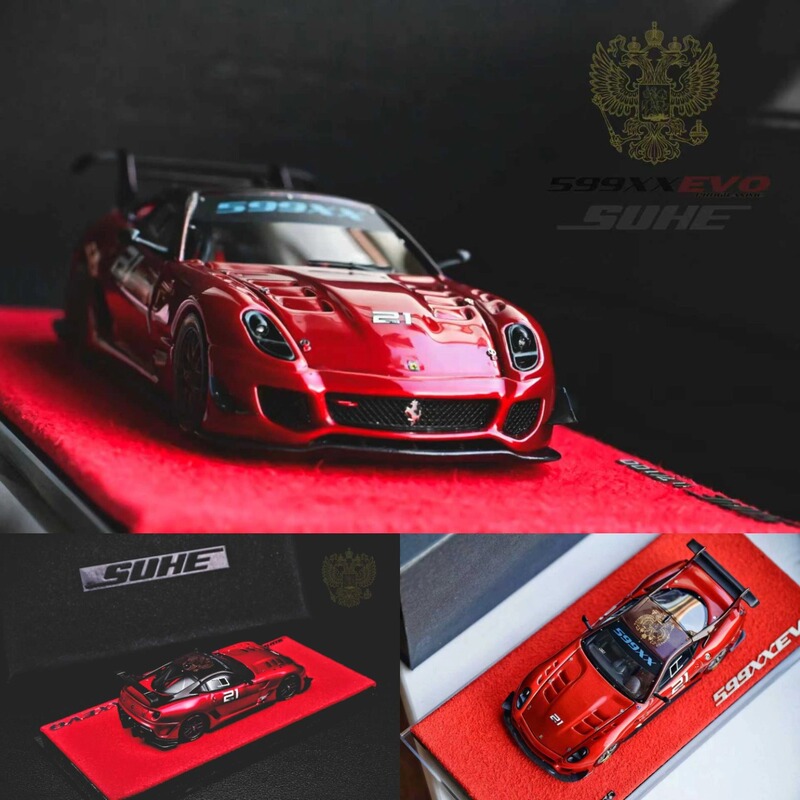 Suhe 1:64 Lemans 599Xx Evo Double Eagle Version Resin Car Model