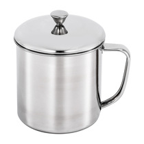 M204304 stainless steel childrens drinking cup kindergarten anti-fall baby home small mouth cup with handle logo