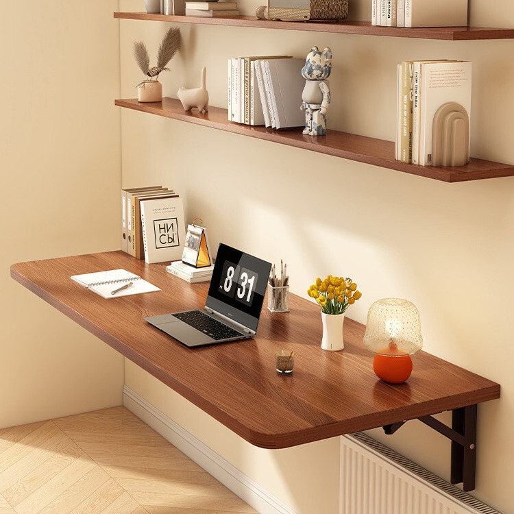 Leisure Folding Desk Wall-Mounted Study Table Bedroom Balcony New Wall Suspended Folding Wall Computer Table