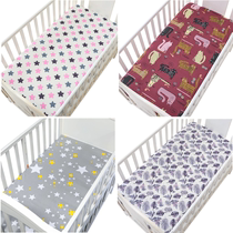 130cm*70cm 100% Cotton crib fitted sheets soft baby bed matt