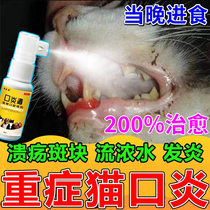 Cat stomatitis special i-medicine cat calicivirus treatment for cats with rotten mouth and drooling anti-inflammatory spray to remove bad breath