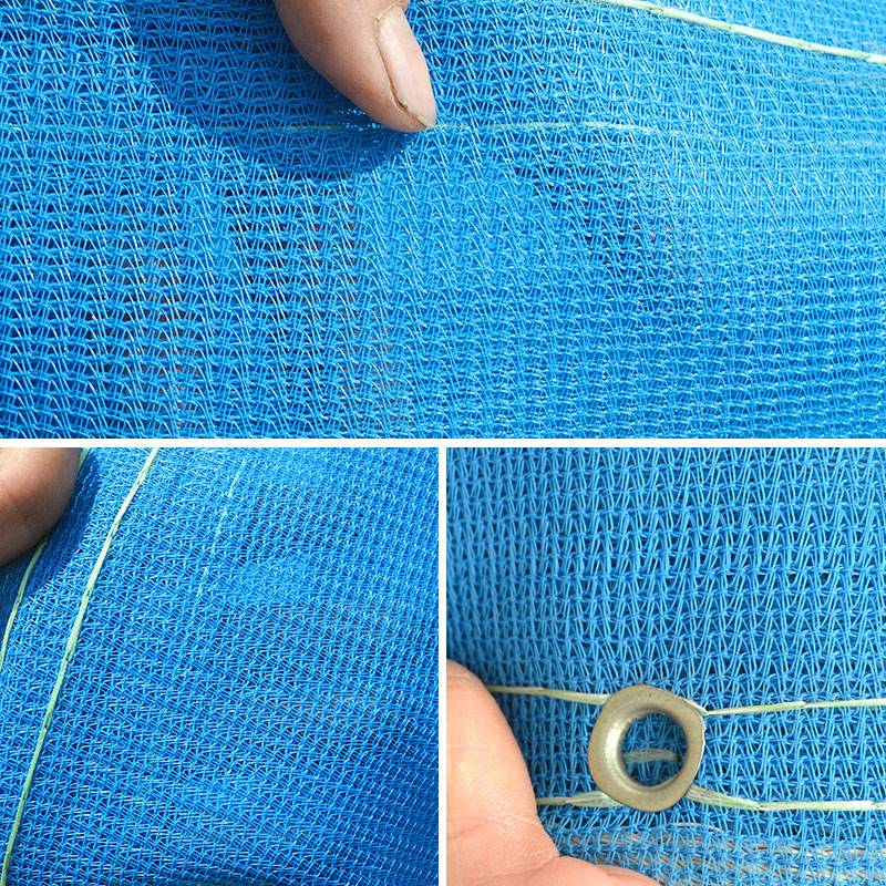 Sea Water Blue Construction Safety Net Site Engineering Protective Screens Flame Retardant Sky Blue Construction Dense Mesh anti-pendant Nylon net