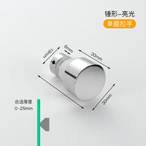 304 shower single hole handle stainless steel bathroom pipette door handle round small handle bath door ball push-and-pull small no