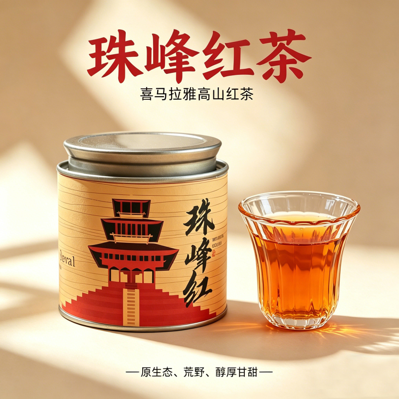 Nepal's Mount Everest Black Tea 75g Himalayan Wild Black Tea Darjeeling Tea Clean Original Ecological High Mountain Tea