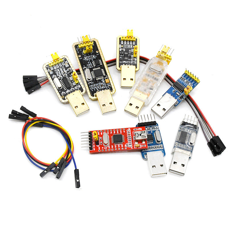 USB转TTL CH340G模块USB转串口TTL下载线刷机线RS232升级版PL2303