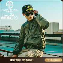 Alien Snail 21 Years New Pint Flight Jacket Motorcycle with protective gear for men and women Breathable Grindle Locomotive