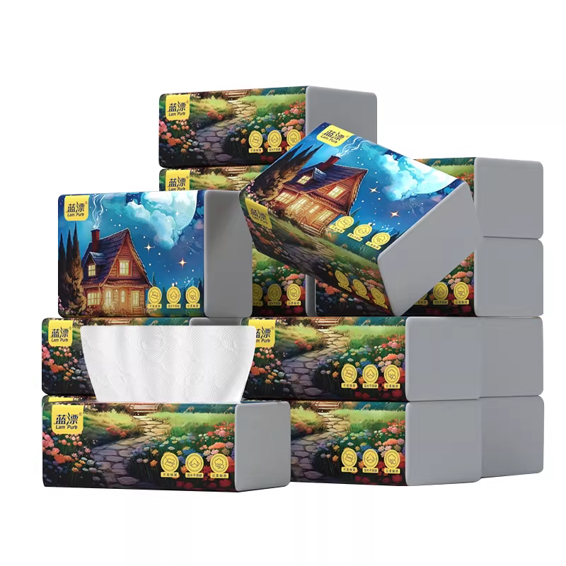 天降到手约1元,蓝漂两大包抽纸