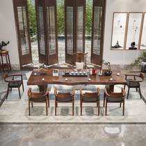 Zen Kung Fu Tea Several Chinese-style Tea Table Combined Living Room Solid Wood Table Modern Bubbling Tea Office Tea