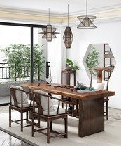 New Chinese Living Room Solid Wood Tea Table and Chair Combination Household Small Modern Zen Tea Tool Set