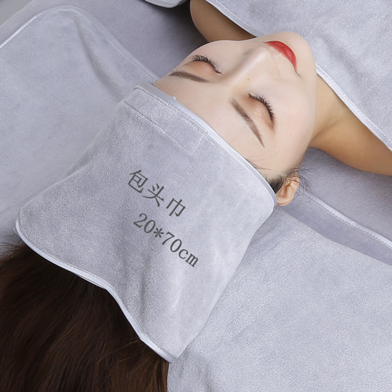 Beautification salon towel skin management special bag headscarf hair band paste than pure cotton water absorption custom logo