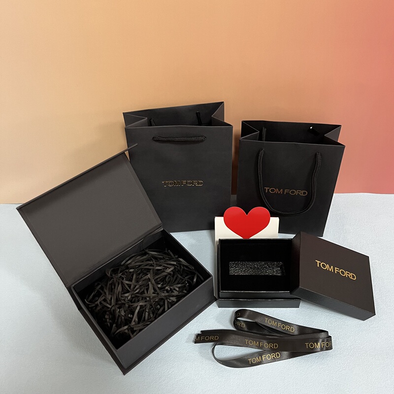 Tom Ford Tom Ford Lipstick Box Tf Perfume Gift Box Tf Silver Packaging Ribbon Handbag