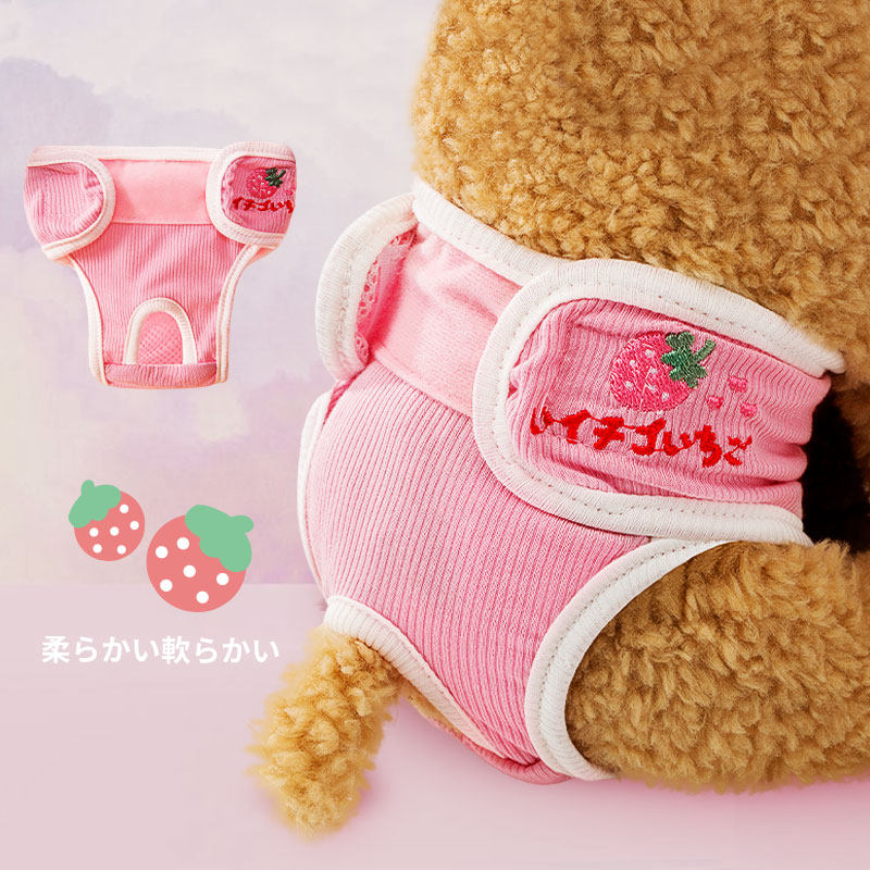 Pooch Physiology Pants Mother Dog Menstrual Pants Small Teddy Bib Bear Great Aunt Lady Sanitary Napkins Pet Menstrual Pants-Taobao