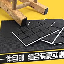 Wise Letter Furniture Table And Chairs Footbed EVA Rubber Footbed Sofa Foot Cushion Anti-Slip Mat Table And Chair Feet Cover Floor Protection Mat