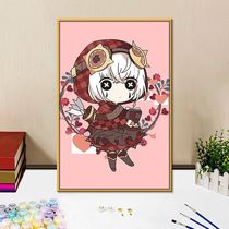 New game peripheral figures fifth personality digital oil painting diy coloring painting hand-customized simple coloring acrylic