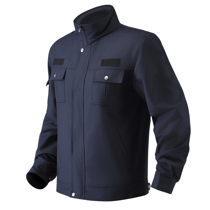 Good Quality New Spring and Autumn Suit, Dark Navy Blue Men's Security Work Uniform, Security Jacket Spring and Autumn Suit