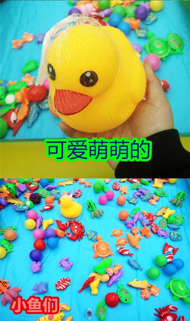 Bể cá một lớp cho trẻ em Câu cá từ bộ đồ chơi bể bơi vuông hồ bơi gói kinh doanh đồ chơi địa chỉ bán hồ bơi cho bé