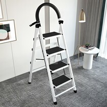 Ladder home folding herringbone ladder indoor lift stairs multi-functional thickened four or five steps step ladder shrinking ladder