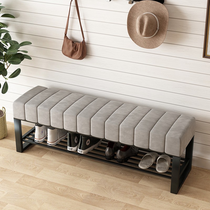 Nordic shoe changing stool into the home sofa Home doorway can take a long strip stool light extravagant stool brief into the door wearing a footstool-Taobao