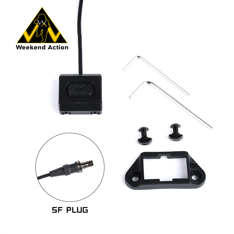 WA tactical flashlight M300A PEQ mouse tail switch DBAL lights up wire-controlled mouse tail accessories MLOK KEYMOD
