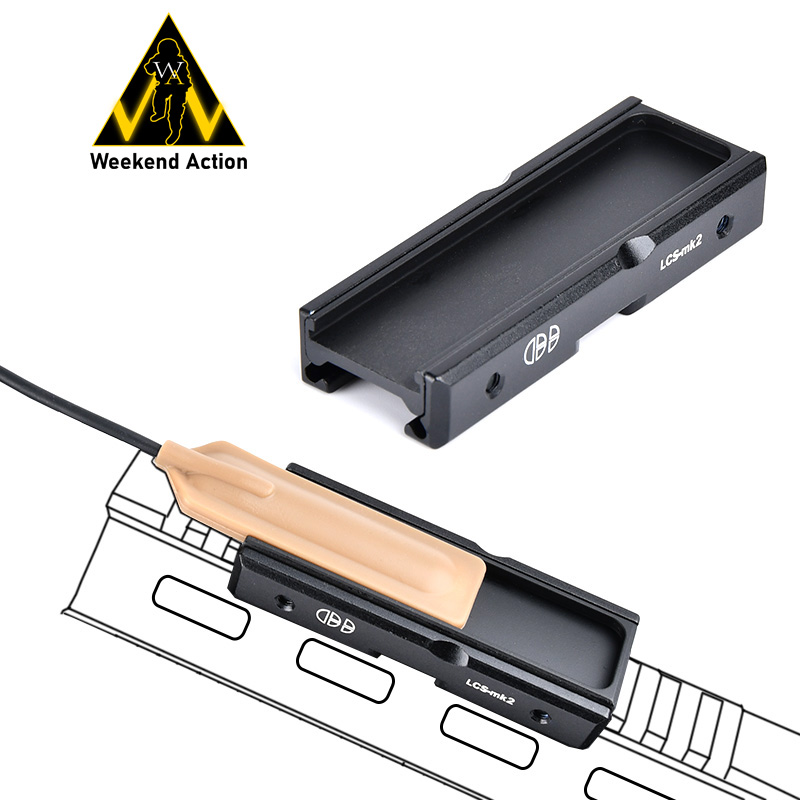 WA laser indicator PEQ-15 wire-controlled mouse tail card slot stream light M600C flashlight switch fixed base
