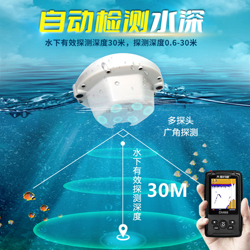 探鱼神器150米高清捕鱼助手 🐟-探鱼器-淘宝好物网
