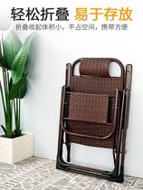 Folding chair bed double-use lounge chair pregnant woman sleeping in a balcony vinechair for seniors comfortable outdoor waterproof
