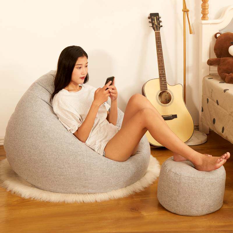 Tatami nap sunbathing lazy sofa bean bag Japanese stool reading chair removable and washable reading back cushion