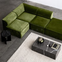 Japanese style fabric variable module sofa Nordic minimalist living room corner combination designer creative sofa