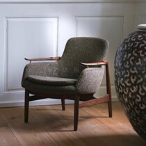 Danish Designer Creative Solid Wood Armchair Light Lavish Casual Chair Living Room Guests Single Chair Hotel Clubhouse Sofa Chair