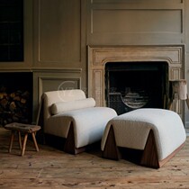 Nordic Simple Lamb Suffoll Living Room Casual Chair House Club Sofa Chair Designer