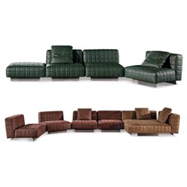Italian Light Luxury Designer Creative Metal Free Combination Sofa Hotel Club