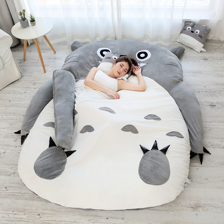 Totoro Lazy Bed Cartoon Tatami Mattress Cute Single Sofa Bed Double 15 Folded Sleeping Pad 1 2