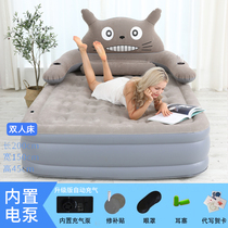 Inflatable bed 1 2m single thickened lazy air cushion bed Home outdoor tent portable folding mattress Double 1 5