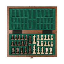 Japan buys magnetic chess Polish model solid wood handmade magnetic chess pieces portable folding children and adults