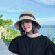 Japanese-Style Foldable Straw Hat for Summer Beach Vacation, Korean-Style Versatile Fisherman Hat, Trendy Sun Protection Hat