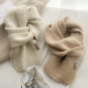 High-end Korean style versatile small scarf for women in autumn and winter soft and waxy knitted imitation cashmere neck scarf 2022 new trend