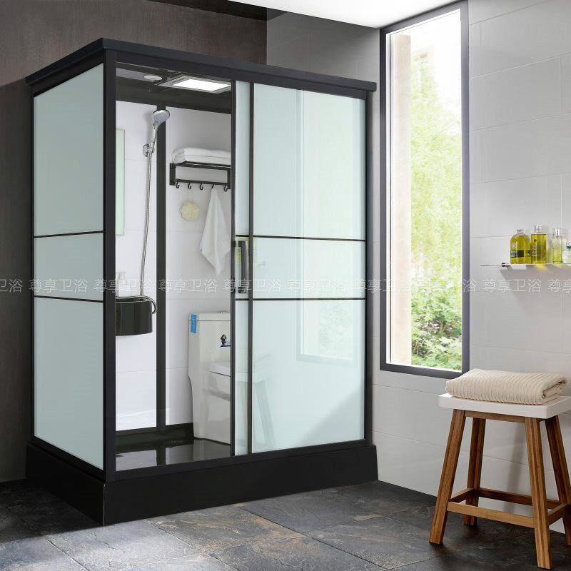 Integrated bathroom Integrated powder room Rural bath room Shower room Bath room decoration Simple shower room