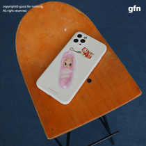 goodfornothing original old doll liquid silicone anti-fall mobile phone case for apple 14pro