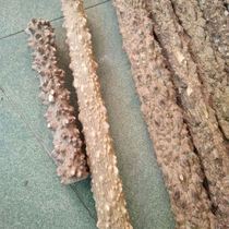 Wild prickly ash wood hand stick log massage hand stick hand piece massage stick crutches play stick health stick fitness