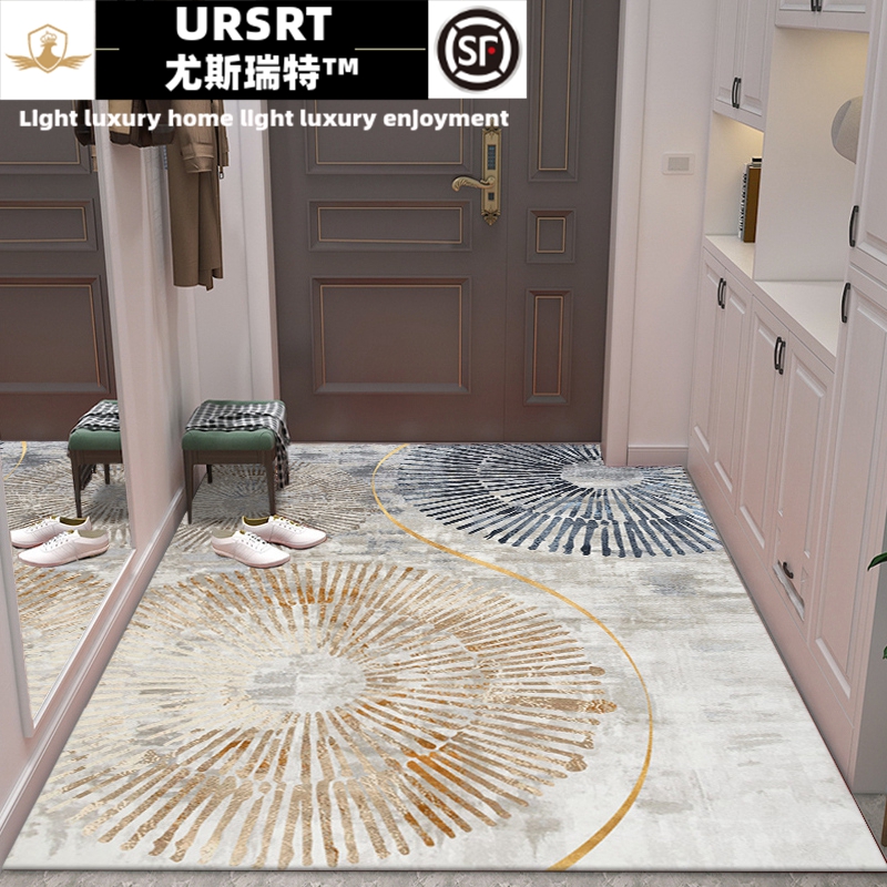 Entrance to the door mat light and luxurious, cut on the foot mat door mat Entrance Door Non-slip Large Doorway Living-room Carpet Into The Home Mat