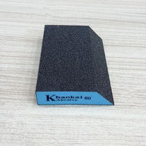 单斜边海绵砂块梯型砂砖斜角砂纸墙面阴角腻子双眼皮金属家具打磨